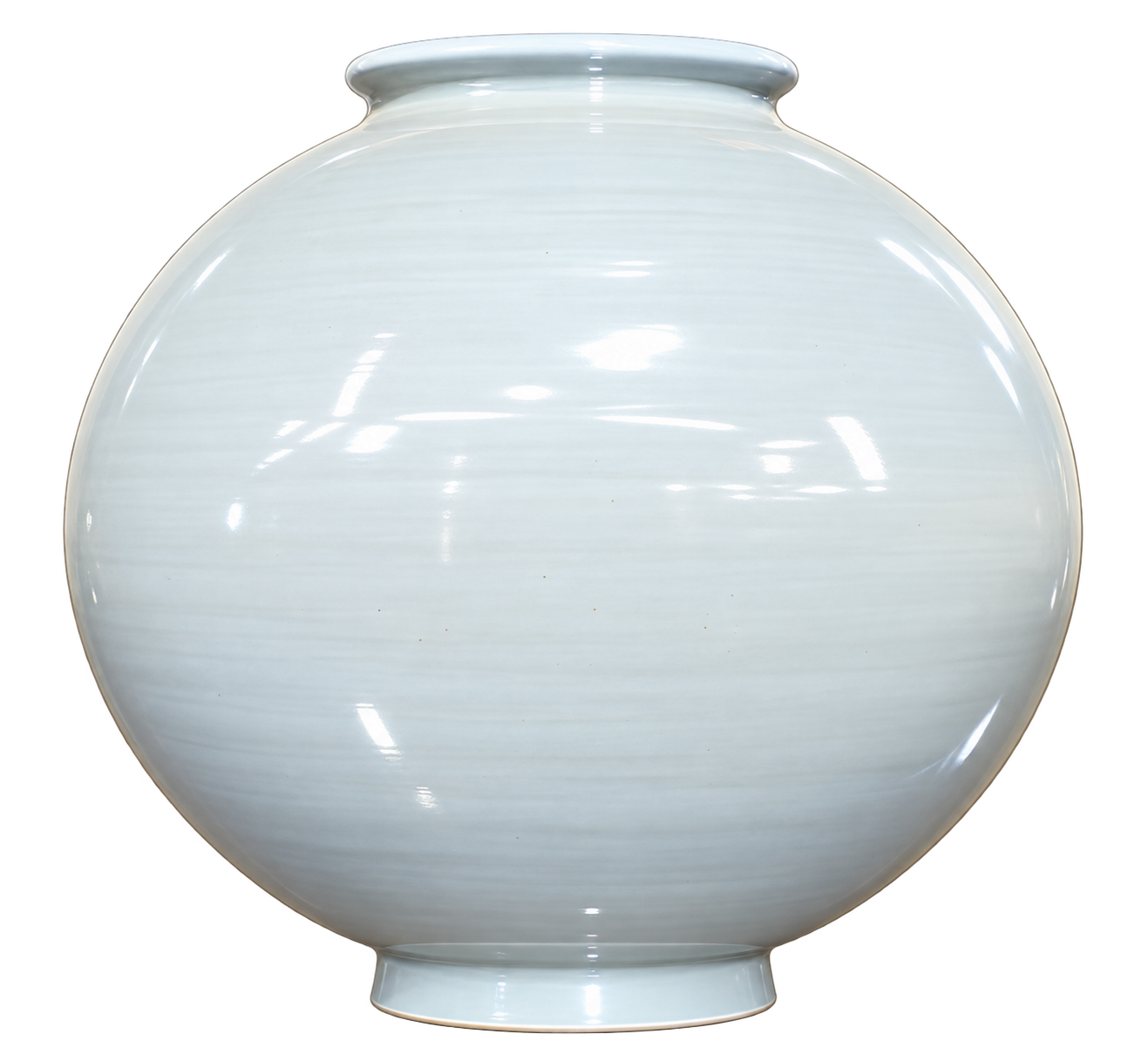 Original grey ceramic moon jar