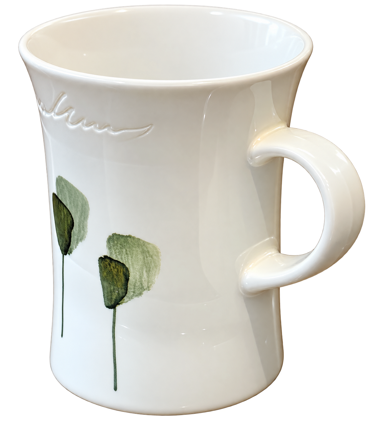 Botanical White Mug — supplied collection photograph