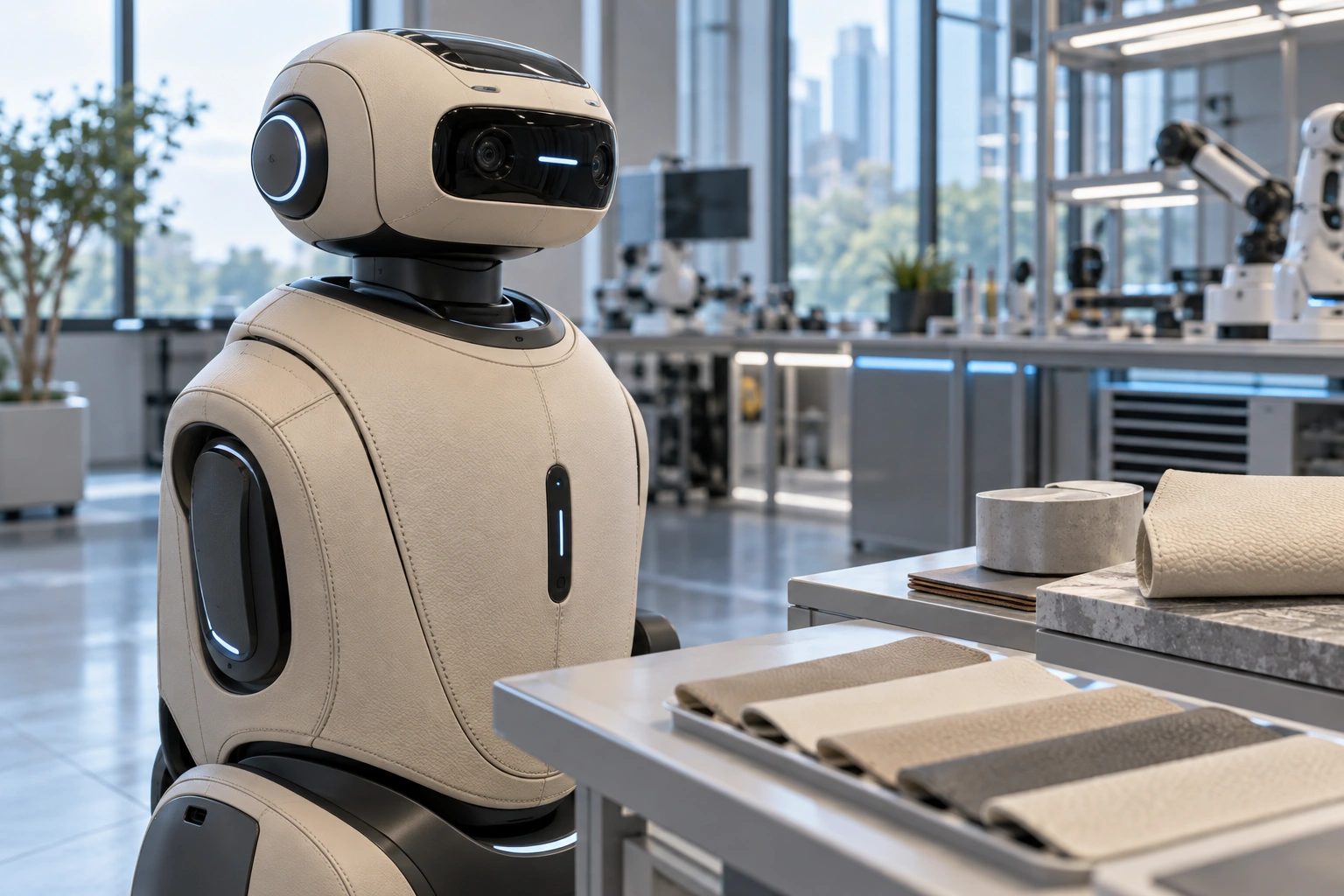 Robotic tactile surface research concept