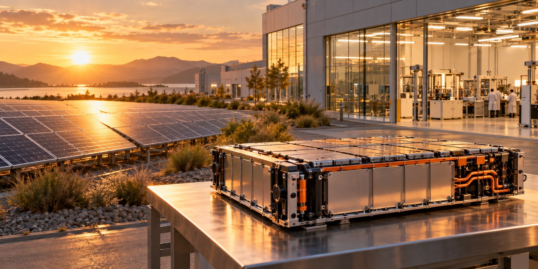 Solar & Battery Technologies conceptual application imagery